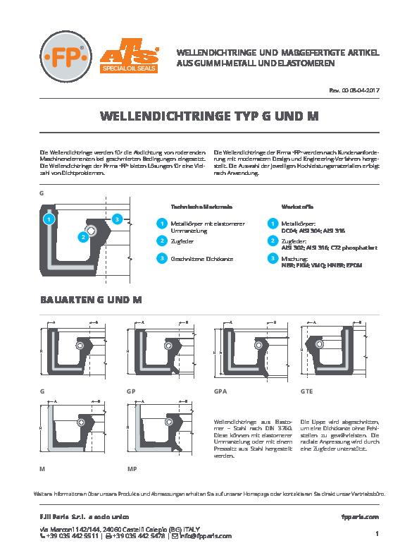 Immagine WDR Typ G und M technische Infos_DE