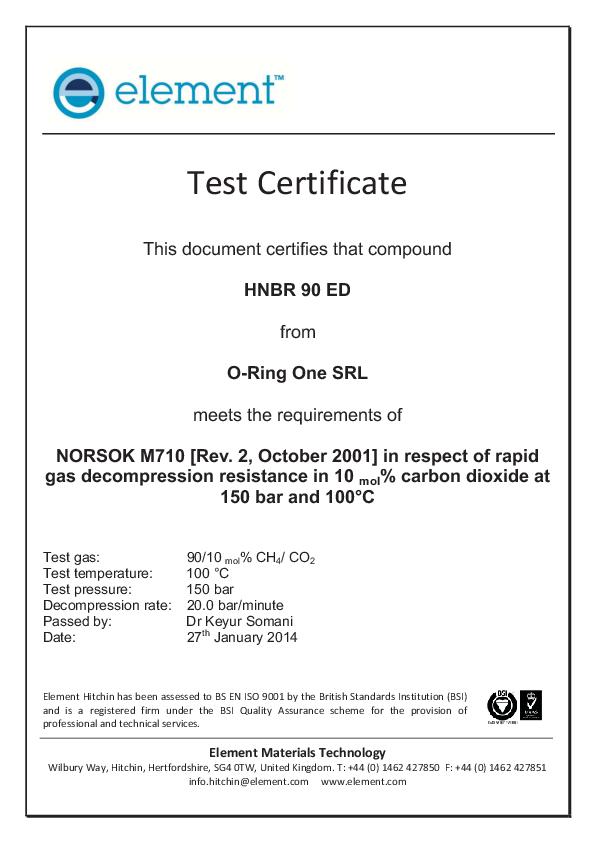 Immagine ORINGONE Norsok Approval Compound M710-Z40